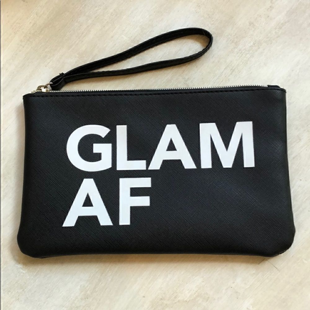 💄Crimes of Beauty Glam AF faux leather wristlet💄